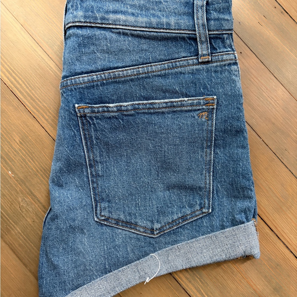 Madewell Denim Blue Women Shorts - Picture 3 of 3